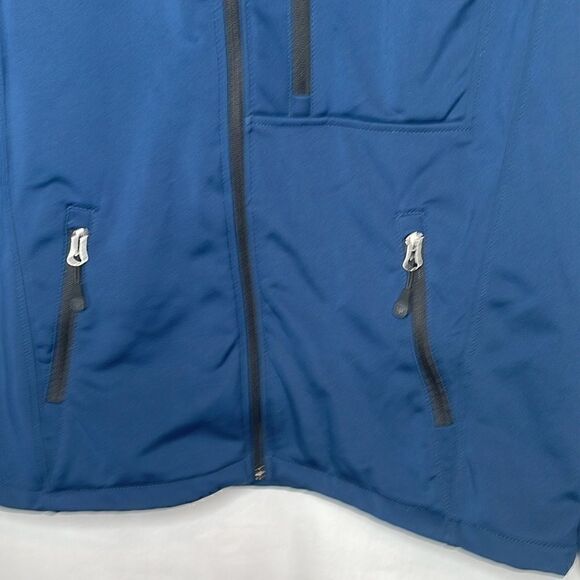 SwissTech Navy Blue Zip Up Jacket. Size Lg. - Picture 3 of 8
